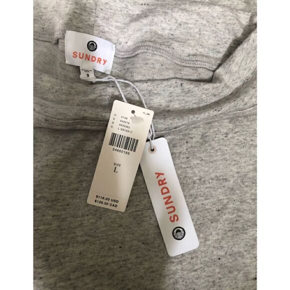 NWT Sundry Heathered Gray Yoga Pants - Large - Picture 8 of 9